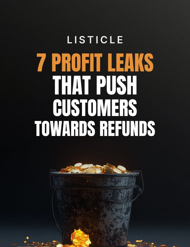 7 Profit Leaks That Push Customers Toward Refunds Listicle